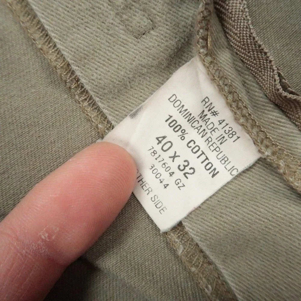 Polo Ralph Lauren Pants Mens 36x32 Khaki Tan Double Pleat Cuffed Straight VTG